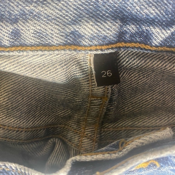 GOLDSIGN - Nineties distressed high-rise bootcut jeans - Picture 7 of 16